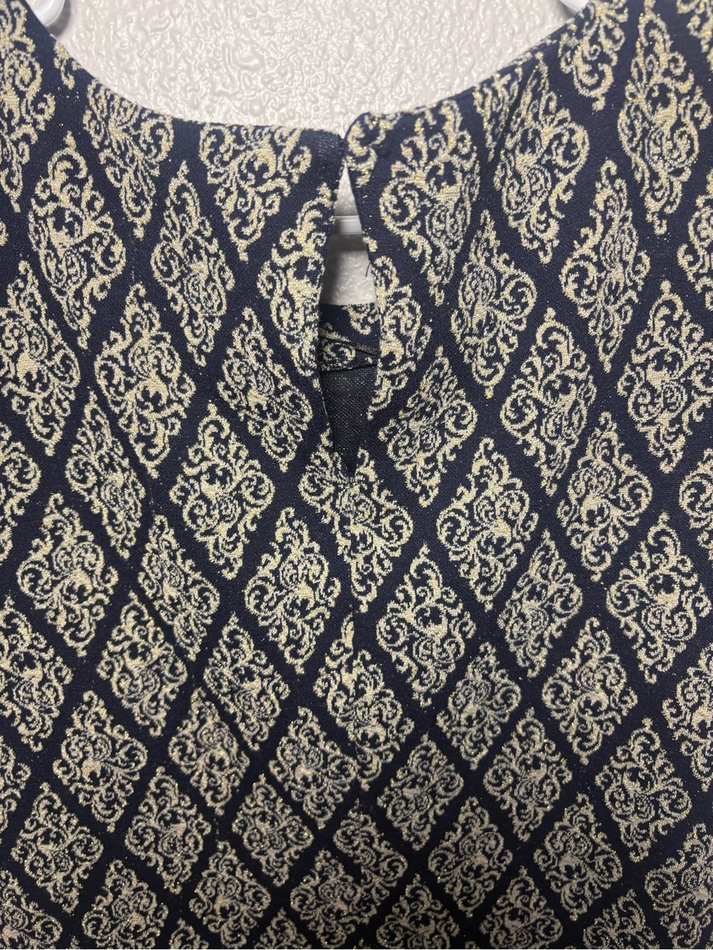 NWT Zara Classic Black & Cream Printed Midi Sheath Dress Size XS - Picture 4 of 6